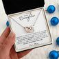 To My Daughter from Mom | Interlocking Hearts Necklace | You will always be my baby girl.