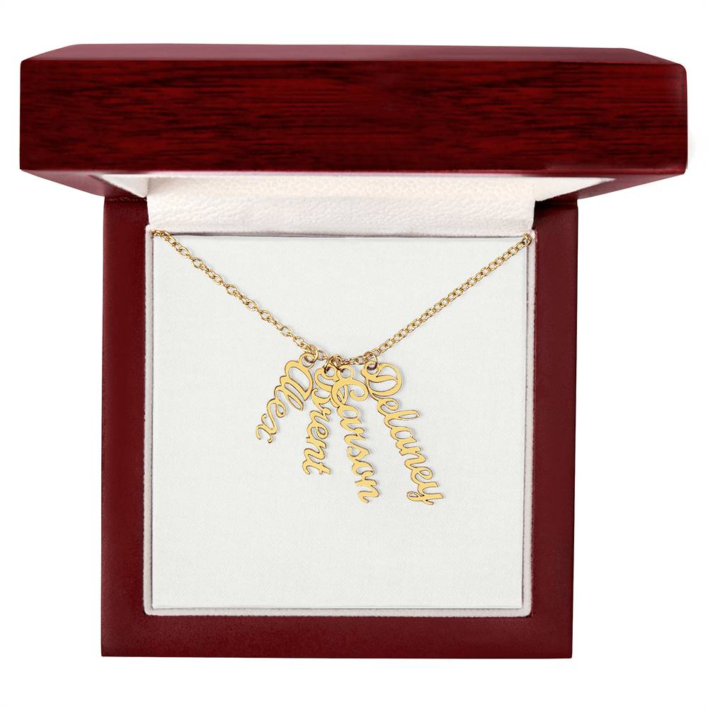 Personalized Vertical Name Necklace