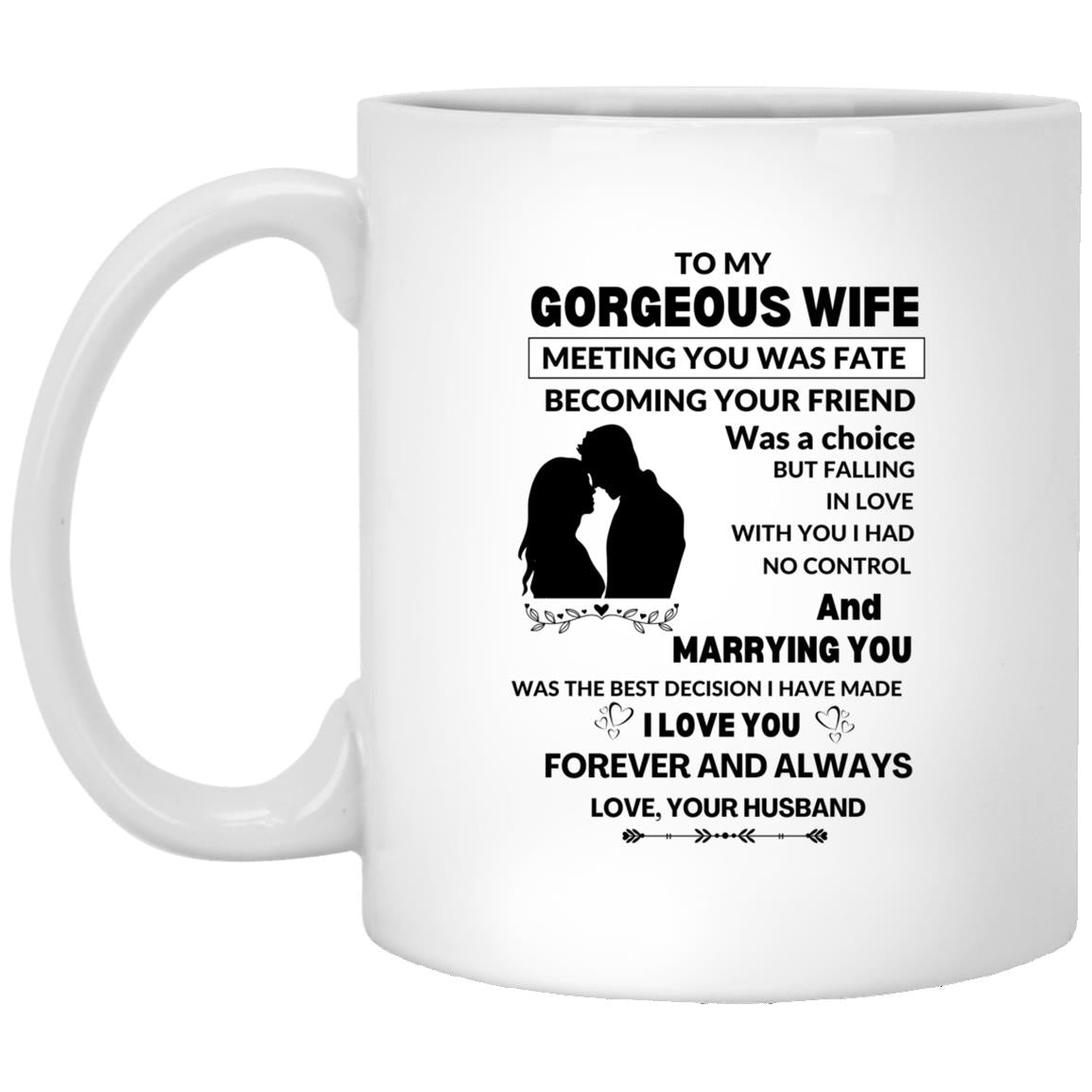 To my best sale gorgeous wife mug