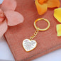 To My Daughter from Mom| Keepsake Keychain | With Personalized Engraving Option
