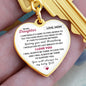 To My Daughter from Mom| Keepsake Keychain | With Personalized Engraving Option
