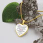To My Daughter from Dad | Luxury Heart Pendant | You will always be my baby girl
