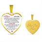 To My Daughter from Dad | Luxury Heart Pendant | You will always be my baby girl