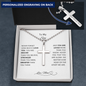 To My Son from Mom | Personalized Cross Necklace