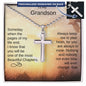 To My Grandson | Personalized Cross Necklace
