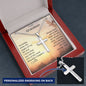 To My Grandson | Personalized Cross Necklace