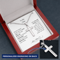 To My Son from Mom | Personalized Cross Necklace