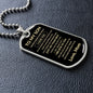 To My Son from Mom | Never Forget How Much I Love You Dog Tag