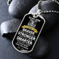 To My Son Love Dad  | You Are Braver than You Believe | Military Dog Tag