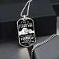 To My Son from Dad | Dog Tag Military Necklace