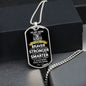 To My Son Love Dad  | You Are Braver than You Believe | Military Dog Tag