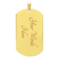 To My Dad Dog Tag Necklace | You are the Greatest!