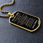 To My Son from Mom | Never Forget How Much I Love You Dog Tag