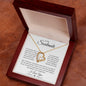 To My Soulmate | Forever Love Necklace | If I had one wish, it would be to turn back the clock...