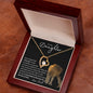 To My Daughter from Dad | Forever Love Necklace | Never Forget that I love you. I hope you believe in yourself as much as I believe in you.