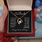 To My Soulmate | Forever Love Necklace | In your eyes, I have found my home. In your heart, I have found true love.