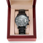 Perfect Gift for Dad, Son, Husband or Grandson - Customizable Engraved Watch