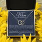 To My Beautiful Mom | Mother & Daughter Forever Linked Together Pair Necklace