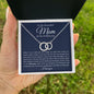 To My Beautiful Mom | Mother & Daughter Forever Linked Together Pair Necklace