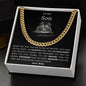 To My Son from Mom | Cuban Link Chain