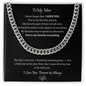 To My Man | Cuban Link Chain