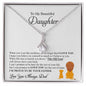 To My Beautiful Daughter from Dad | Alluring Beauty Necklace
