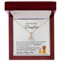 To My Beautiful Daughter from Dad | Alluring Beauty Necklace