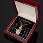 To My Daughter from Dad | Alluring Beauty Necklace (Straighten Your Crown)