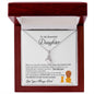 To My Beautiful Daughter from Dad | Alluring Beauty Necklace
