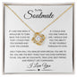 To My Soulmate | Love Knot Necklace