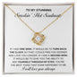 To My Stunning Smokin' Hot Soulmate | Love Knot Necklace