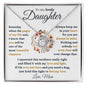 To My Daughter from Mom | Love Knot Necklace | Someday when the pages of my life end...
