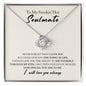 To My Smokin' Hot Soulmate | Love Knot Necklace I Love You 💘💝