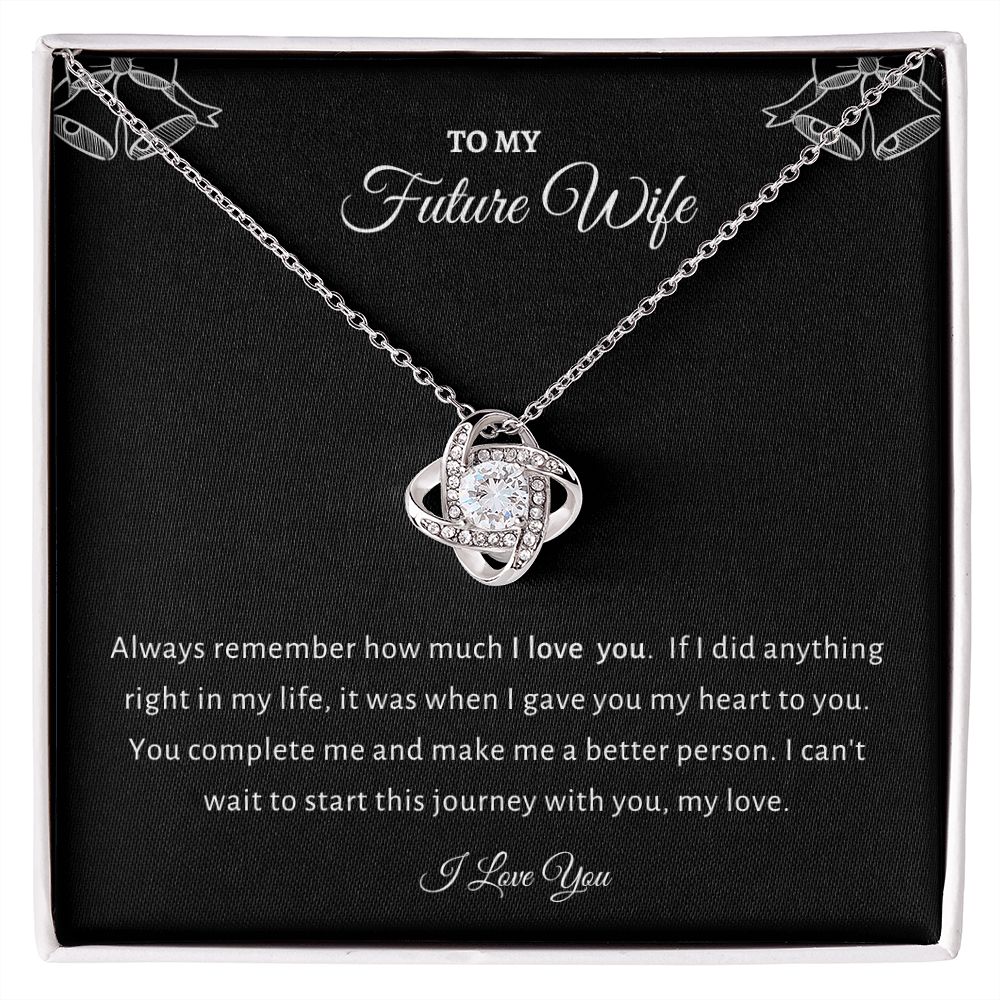 To My Future Wife | Love Knot Necklace