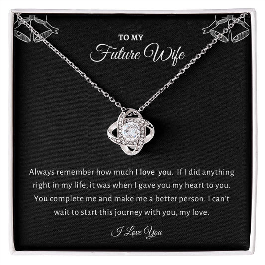 To My Future Wife | Love Knot Necklace