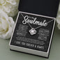 To My Soulmate | Love Knot Necklace | I may not be your first date, your first kiss... 💘💝