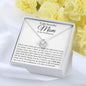 To My Beautiful Mom | On My Wedding Day | Love Knot Necklace