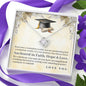 To My Daughter | Graduation Gift | Love Knot Necklace.
