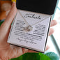 To My Soulmate | Love Knot Necklace | The day I met you, I found my missing piece.
