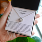 To My Daughter from Dad | Love Knot Necklace