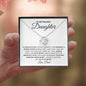 To My Beautiful Daughter from Dad | Love Knot Necklace