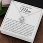 To My Beautiful Mom | On My Wedding Day | Love Knot Necklace