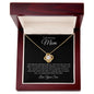 To Mom from your son | Love Knot Necklace | I am forever grateful.