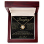 To My Beautiful Daughter | Love Knot Necklace
