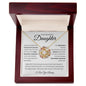 To My Beautiful Daughter | Love Knot Necklace - I Love You Always