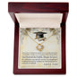 To My Daughter | Graduation Gift | Love Knot Necklace.