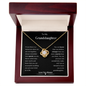 To My Granddaughter | Love Knot Necklace