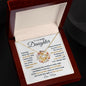 To My Daughter from Mom | Love Knot Necklace | Someday when the pages of my life end...