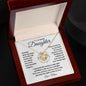 To My Daughter from Mom | Love Knot Necklace | Someday when the pages of my life end...