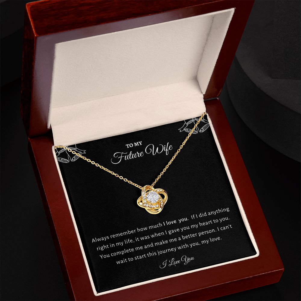To My Future Wife | Love Knot Necklace